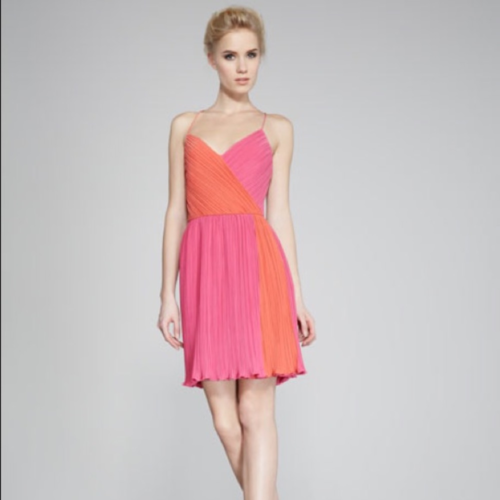 Phoebe Couture Two-Toned Cocktail Dress